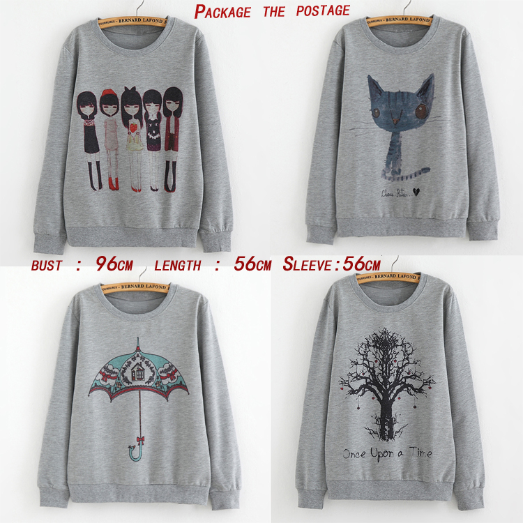 2015 New spring Hoody women Casual hoodies Strawbe...