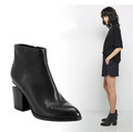 Genuine Leather Pointed Toe Women Martin Boots Top Brand Fashion King