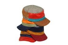 Unisex Women Men Tartan Patched Baseball Snapback Hat Casual Winter Fashion Cap