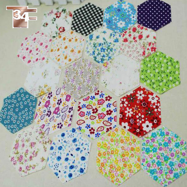 Aliexpress.com : Buy Crazy discount 100 Assorted pre cut pack size 1.5 Hexagon charm 100%cotton ...