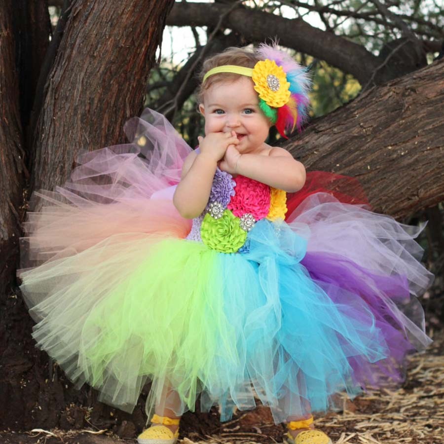Allywit Toddler Baby Kids Girls Flower Rose Stripe Princess Belt Dress Clothes Outfits