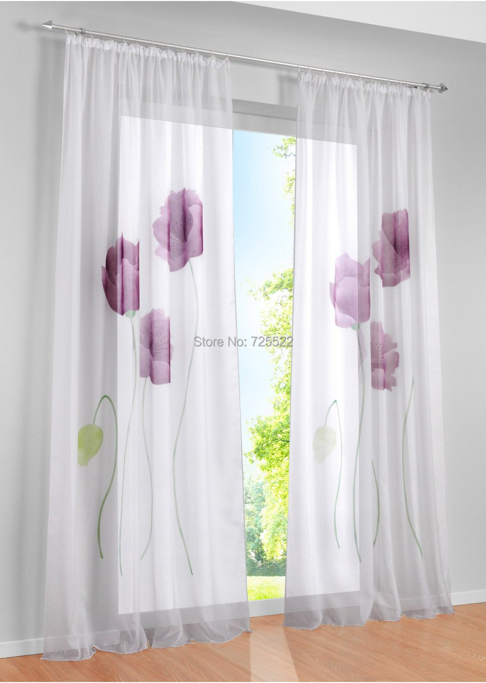 Sheer curtains living room: white sheer curtains. living room ...