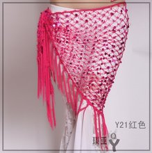free shipping belly dance paillette hip scarf/belly dance belt/belly dance wear