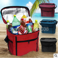 Top! 27x24x17CM Large Thicken Folding Fresh Keeping Cooler Bag Lunch Bag For Food Fruit Seafood Steak Insulation Thermal Bag