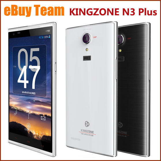 Original KINGZONE N3 Plus 4G LTE FDD Android 4 4 Kitkat MT6582 Quad core 13MP Gorilla