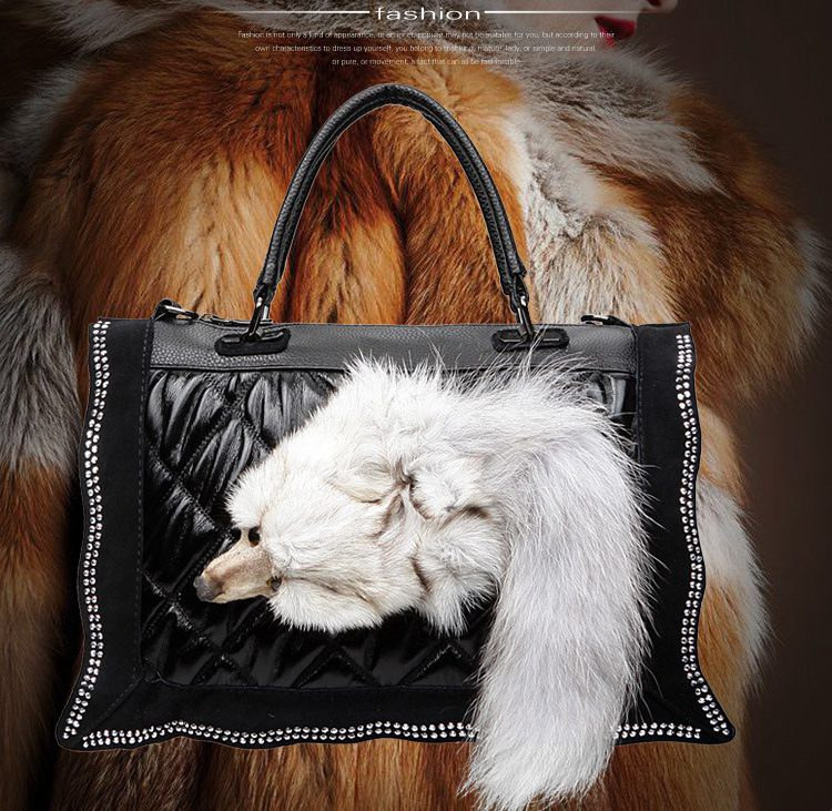 2015 Fashion Pu Leather Portable Shoulder Bag Hot Fox Bag New Women