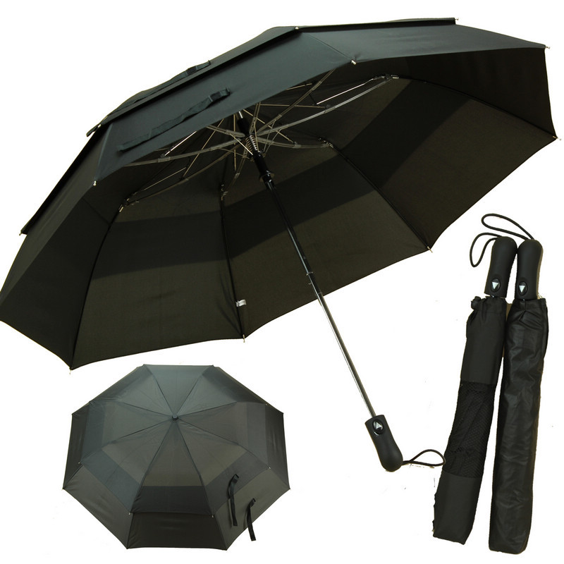 Super Vented Umbrella Double Layers Large Golf Automatic Umbrella
