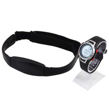 1Pcs 2015 new Heart Rate Monitor Sport Fitness Watch Favor Outdoor Cycling Sport Waterproof Wireless With Chest Strap