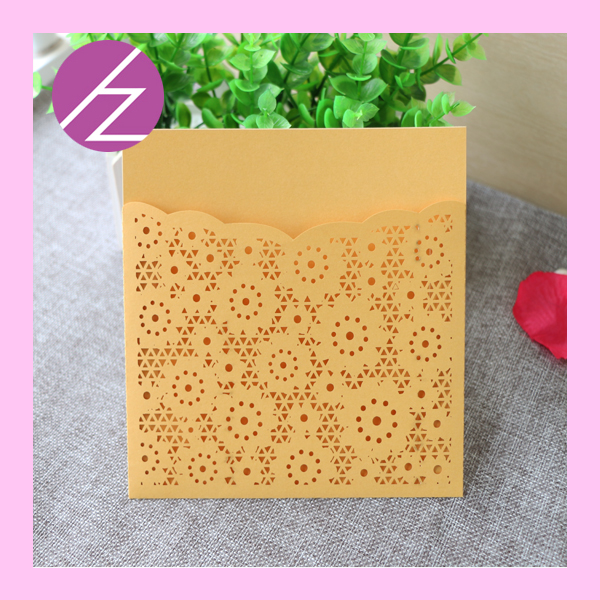 Pocket style wedding invitations bulk