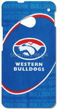 Retail Western Bulldogs Plastic Hard Cover For HTC one X M7 M8 Mini M9 Plus M10 E8 A9 Desire 510 eye M910x Cell Phone Case