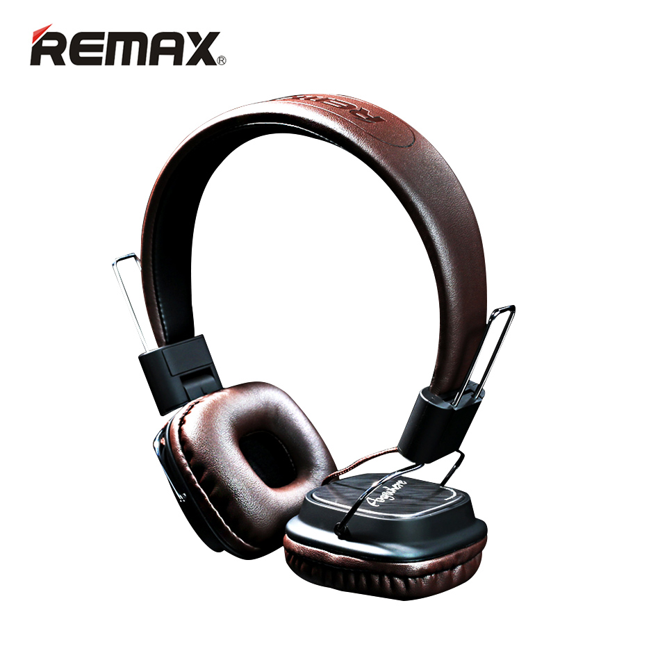 Remax-100H HiFi Headset Headphone Stereo Music HiFi Earphone Noise Reduction with 3.5mm connector wire for cell phone music