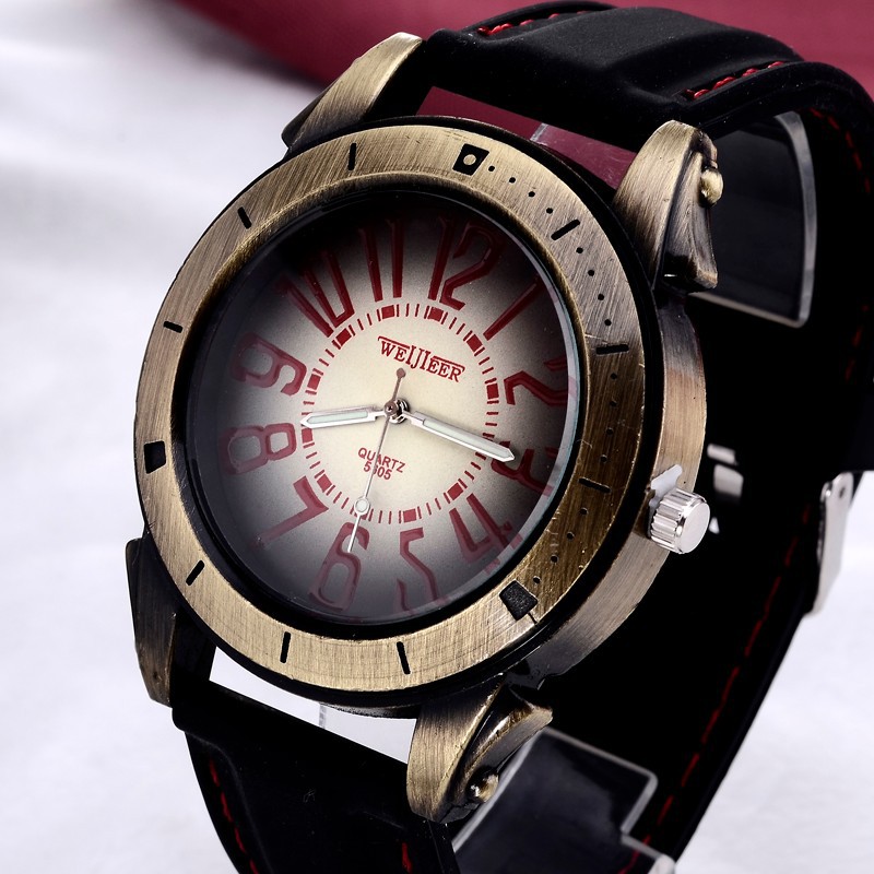 Luxury Brand Quartz Men Sports watch military Casual Watches Retro Wristwatch Silicone Band Clock Fashion relogio masculino gift