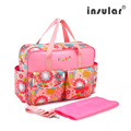 Waterproof baby backpack Maternity mummy mother stroller diaper bag organizer brand one shoulder Floral Nylon travel
