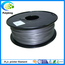 Hot sale! 3mm Sliver PLA 3D printer filament for Markerbot/RepRap/UP/Medel
