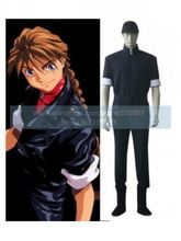 Gundam High Quality Wing Duo Maxwell Black Cosplay Costume