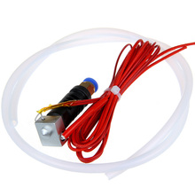 Geeetech J-head hotend assembled with 0.35mm Nozzle Cartridge heater & 1m PTFE tubing for 1.75mm filament 3d printer extruder