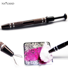 1pc Manicure Saver Cotton Claw Nail Art Manicure Claw Cotton Claw Nail Art Tools How to clean nail template Nail Stamping Tool