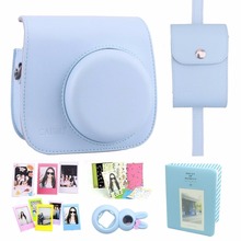 New Arrival 7 in 1 Fujifilm Instax Mini 8 Camera Accessories Bundle( Blue Instax Mini 8 Case/ Photo Case/3 L Model Frame…)