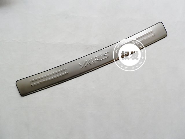 2007-2011 Toyota Yaris High quality stainless steel Rear bumper Protector Sill