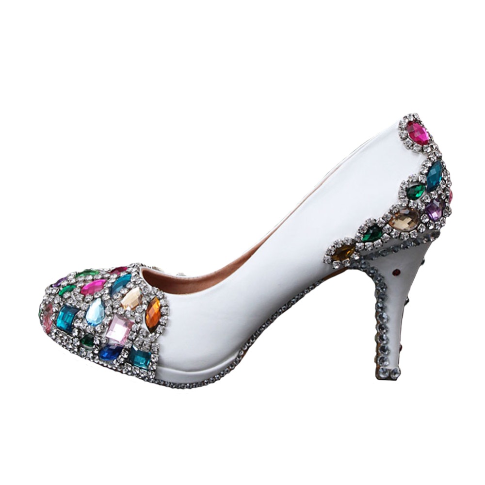 bling bling wedding shoes