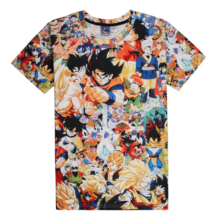 Tshirt Homme 3D Funny T-shirt Master Roshi Japan Anime Dragon Ball Clothing Fashion Streetwear Young Boys Hip Hop Sportswear NEW