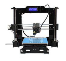 2015 Afinibot Acrylic Frame LCD Screen Acquired Reprap Prusa i3 desktop 3D Printer Machine High Precision impressora DIY Kit