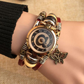 Excellent Quality Hot Antique Leather Bracelet Watches Vintage Women Wrist Watch Fashion Unisex Quartz Watches Relogio