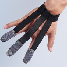 1pc New Hot Outdoors Hunting Supplies Three Finger Archery Shooting Traditional Microfiber Bows Protect Gloves