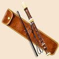 Chinese Vertical Flute Dizi ABS Resin Flute Open Hole High C Key English style Clarinet Flute