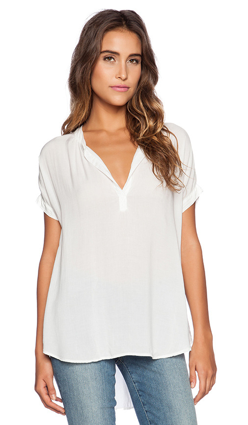 2015 new women's blouses and white short sleeved chiffon shirt size eBay hot code