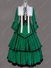 The new 2016 west peninsula rose girl – green star stone COSPLAY COS clothing Rozen Maiden Costumes