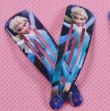 6pcs lot Elsa Anna Clip Hairpins Hairclips Headwear Elsa Anna Olaf Clips for Girl Fashion Character