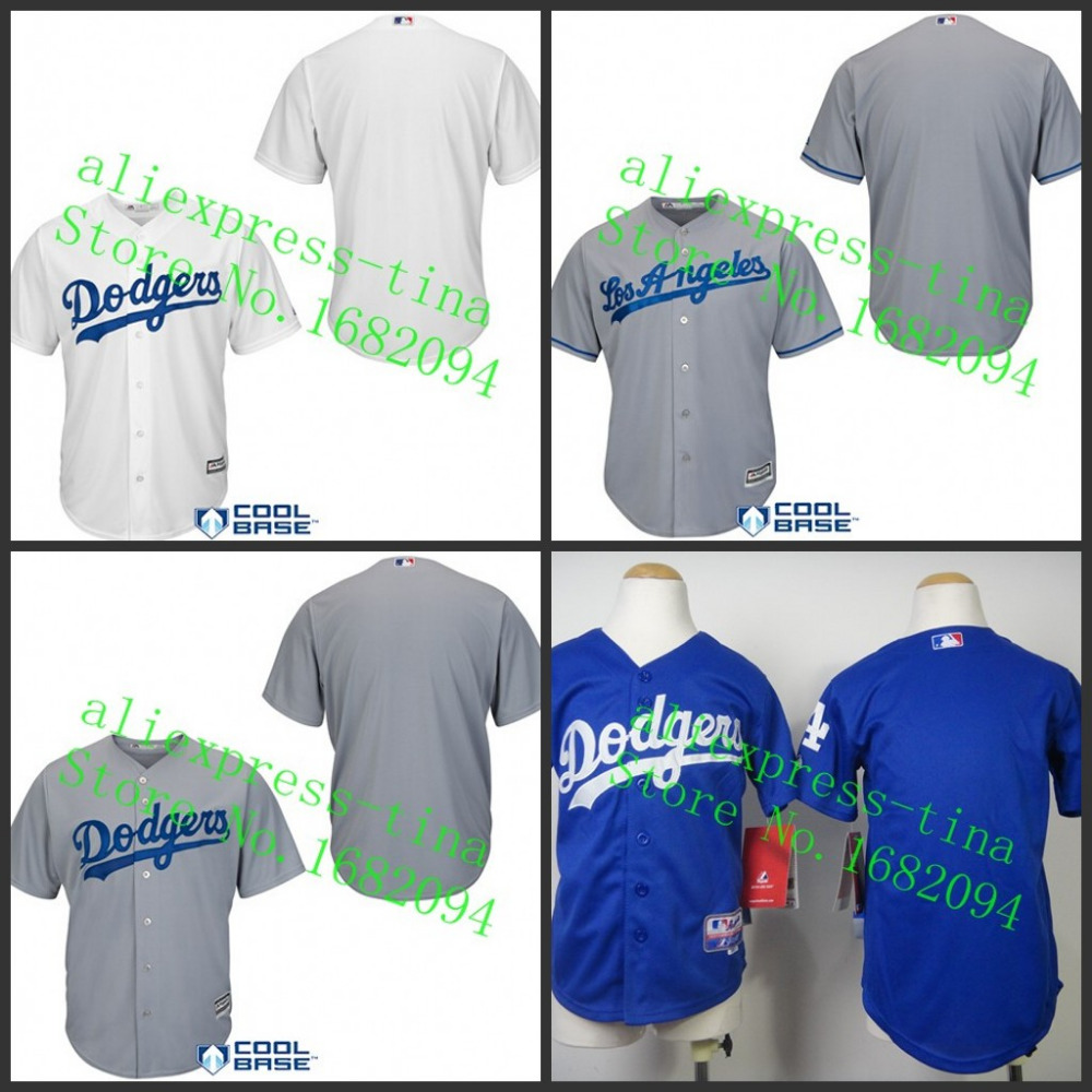 Wholesale Kids Los Angeles Dodgers Jersey Blank Youth Baseball Jersey