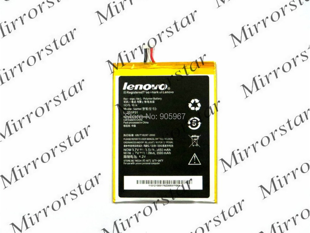  3650  Lenovo IdeaTab lepad A1000 A1010 A5000 A3000 A3000-H    Batterij Bateria L12D1P31 L12T1P33