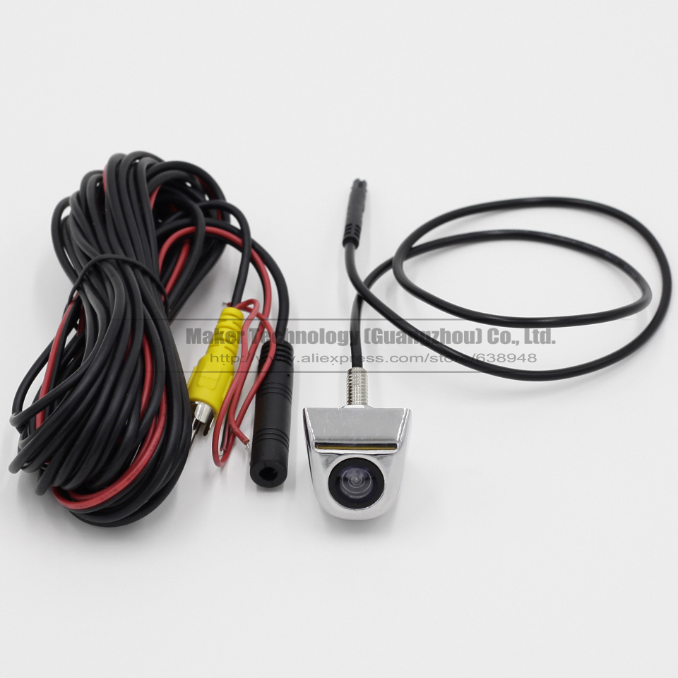 2015 New Waterproof CCD Universal HD Car Rear view BackUp Reverse Parking Camera Black Chromed White
