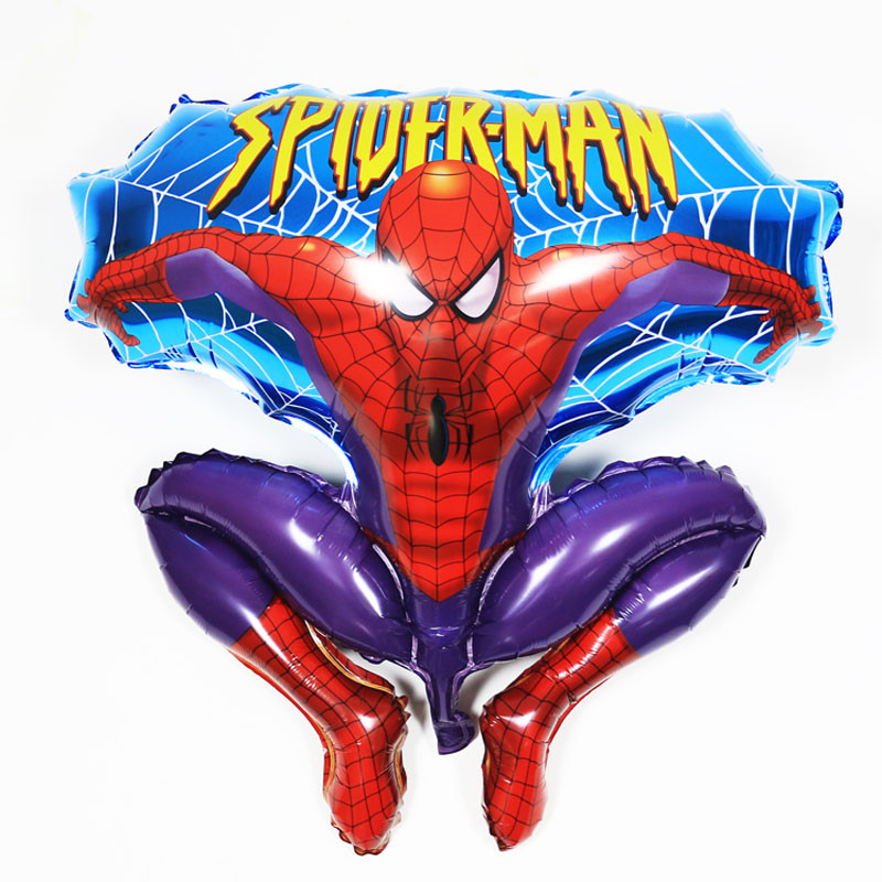 60x73cm New celebration decoration child youngsters presents toys  hot sketch foil helium mylar spiderman balloons