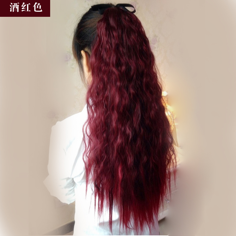 Wig cauda equina micro volume long pigtails Hot corn horse hair wig