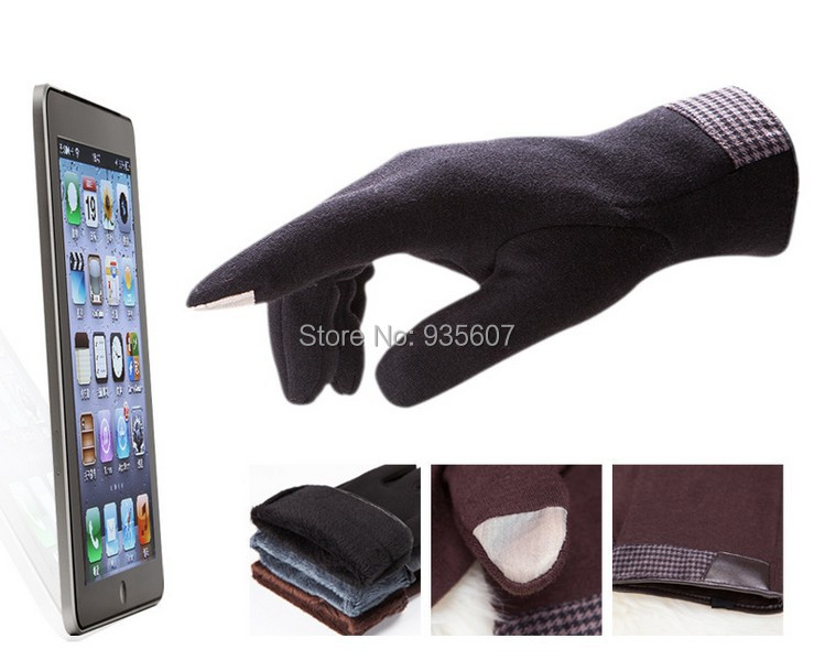 2014 HOT Male men touch screen gloves fashion gloves winter gloves warm high quality FREE SHIPPING