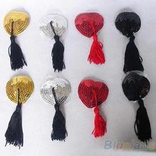 New Sexy Sex Product Toys Women Lingerie Sequin Tassel Breast Bra Nipple Cover Pasties Stickers Petals