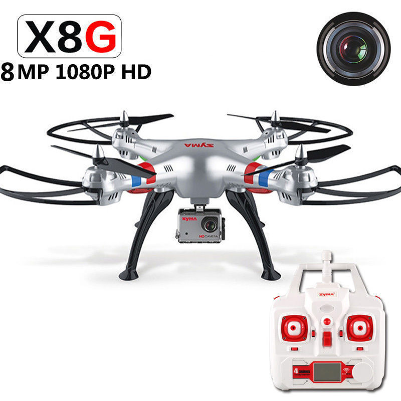 SYMA X8G 1080P HD Camera FPV 5MP RC Drone Quadcopter Remote Control Flight Simulator Drone With