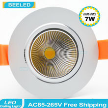 1X 3W 5W 7W Recessed LED Ceiling light Spot Light ceiling lights led lamp white body