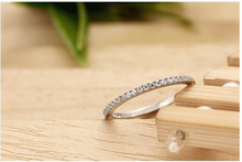 60 off Silver 925 Rings for Women Accessories Fashion Crystal Simulated Diamond Wedding Bands 2015 New