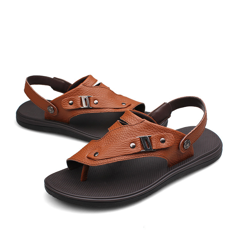 leather men sandals,Handmade Brazilian styles brand man summer leather ...