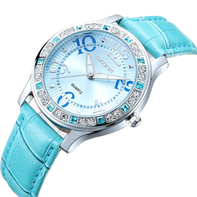 Zegarek damski błyszczący kryształki luksusowy różne kolory