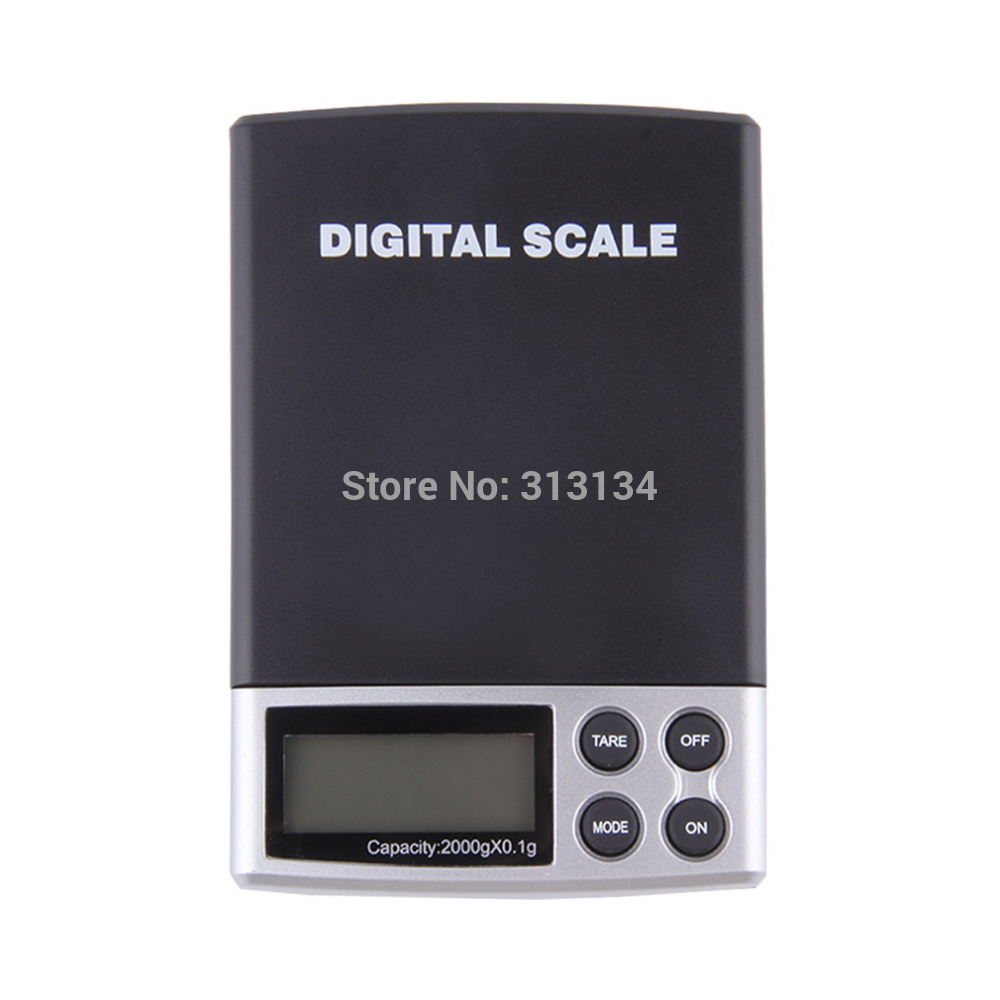 1pc 2000g x 0 1g New Portable LCD Display Mini Pocket Electronic Digital Jewelry Scales Weighing