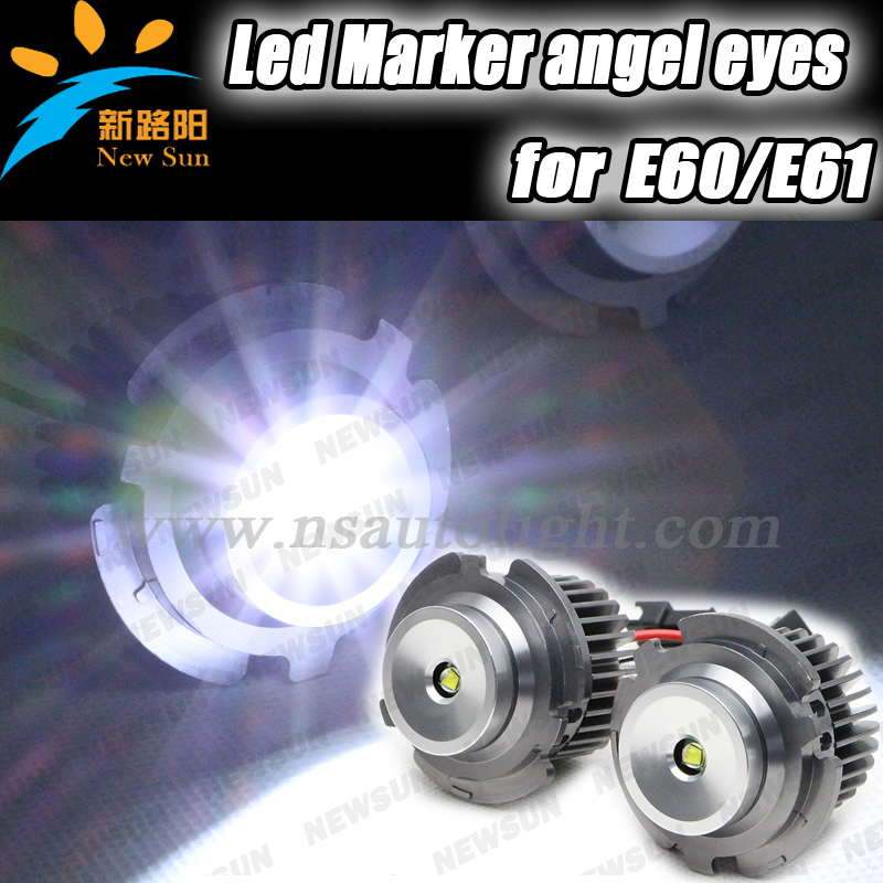 New CE standard 10W Cree led marker angel eyes for BMW 08-10 E60 E61 LCI with halogen (Non Xenon) Headlight angel eyes only