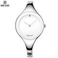 MEGIR Brand Women Waterproof Simple Style Unique Purple Watches Luxury Dress Watches Casual Quartz Bling Wristwatches