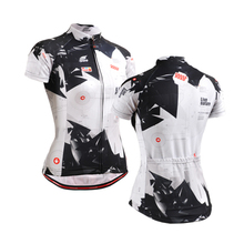 black and white jerseys plus size women clothing shirt woman cross road bicylce recycling jersey