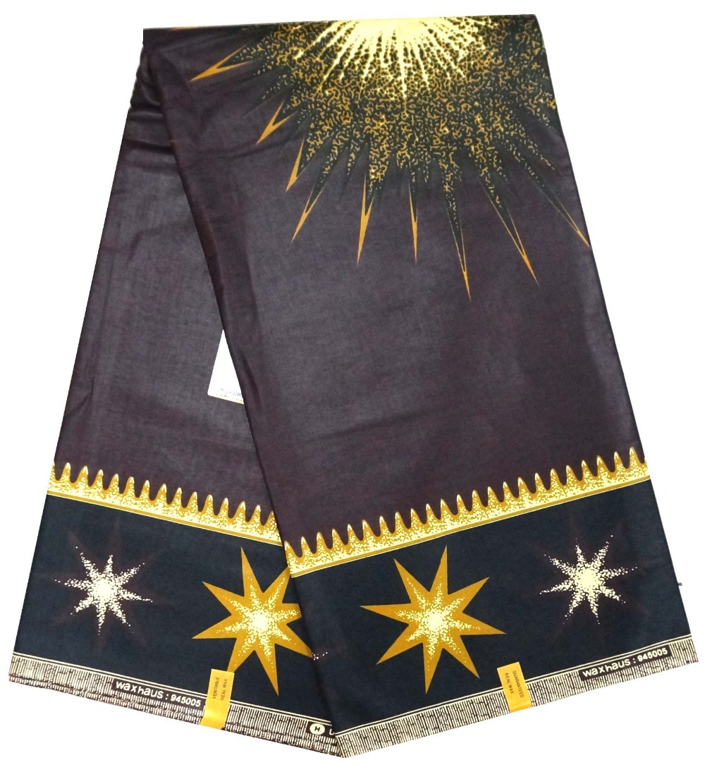 shining stars new wholesale African veritable real wax prints 6yards ankara printed fabric super quality java