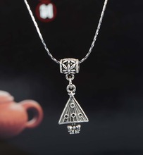 0058 Necklaces Pendants necklace women silver jewelry wild cute girls short paragraph clavicle chain necklace pendant